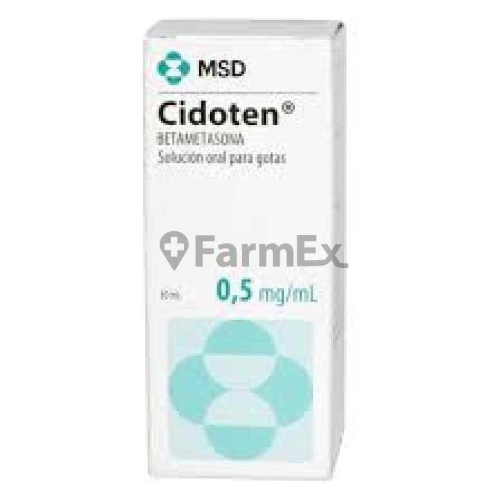 Cidoten Solucion para Gotas orales 0,5 mg/mL x 30 mL Farmex-MiaHealth-Persistente
